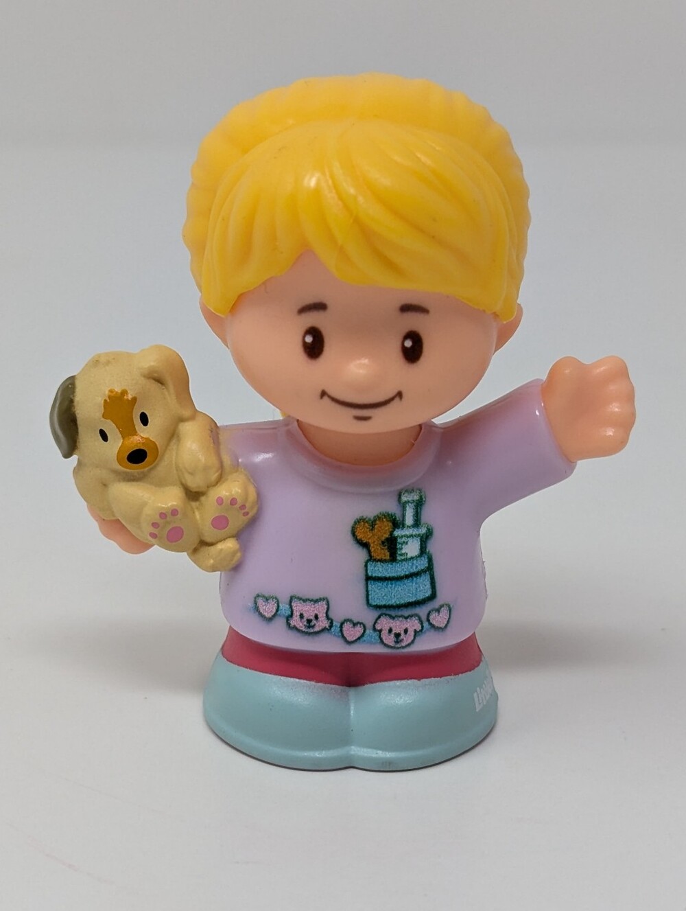 Fisher Price Little People Veterinarian Ella Holding Dog